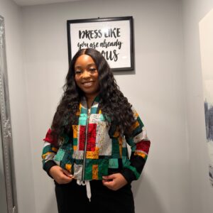 Ankara Patch Bomber Jacket